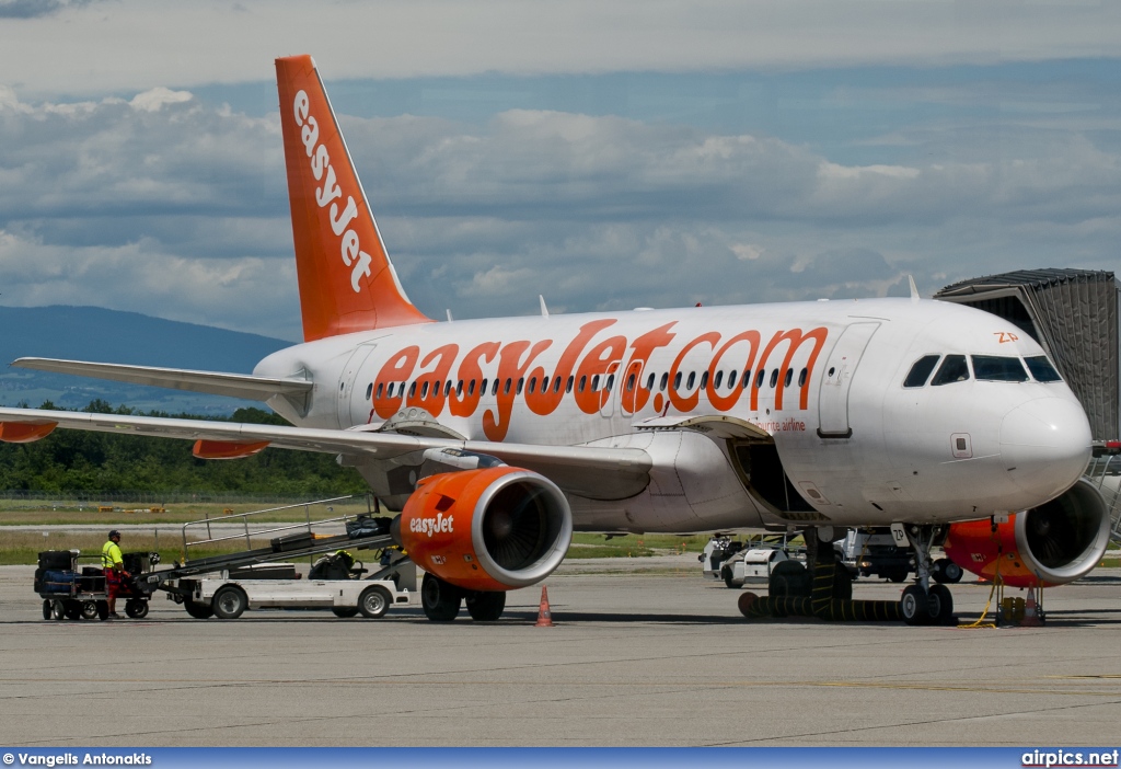 HB-JZP, Airbus A319-100, easyJet Switzerland