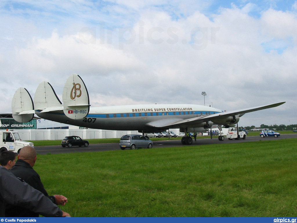 HB-RSC, Lockheed Constellation-C-121, Breitling