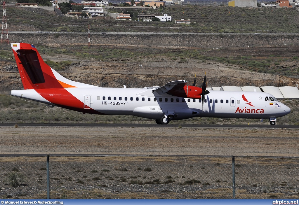 HK-4999-X, ATR 72-600, Avianca