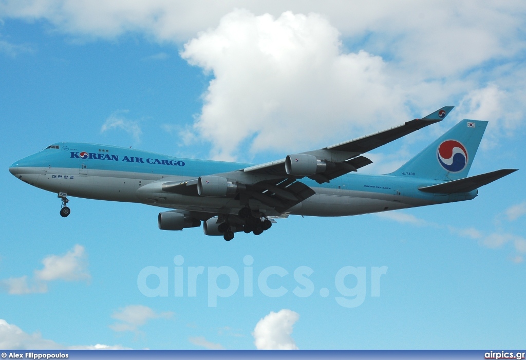 HL7438, Boeing 747-400F(SCD), Korean Air