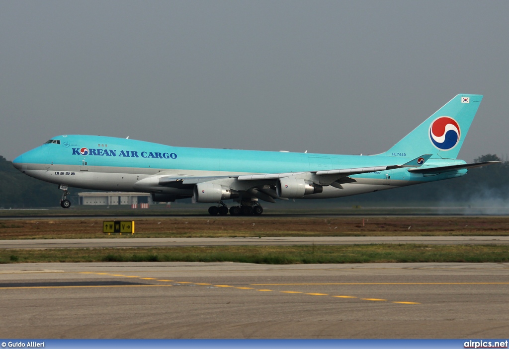 HL7449, Boeing 747-400F(SCD), Korean Air Cargo