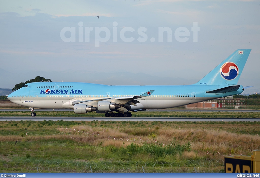 HL7472, Boeing 747-400, Korean Air