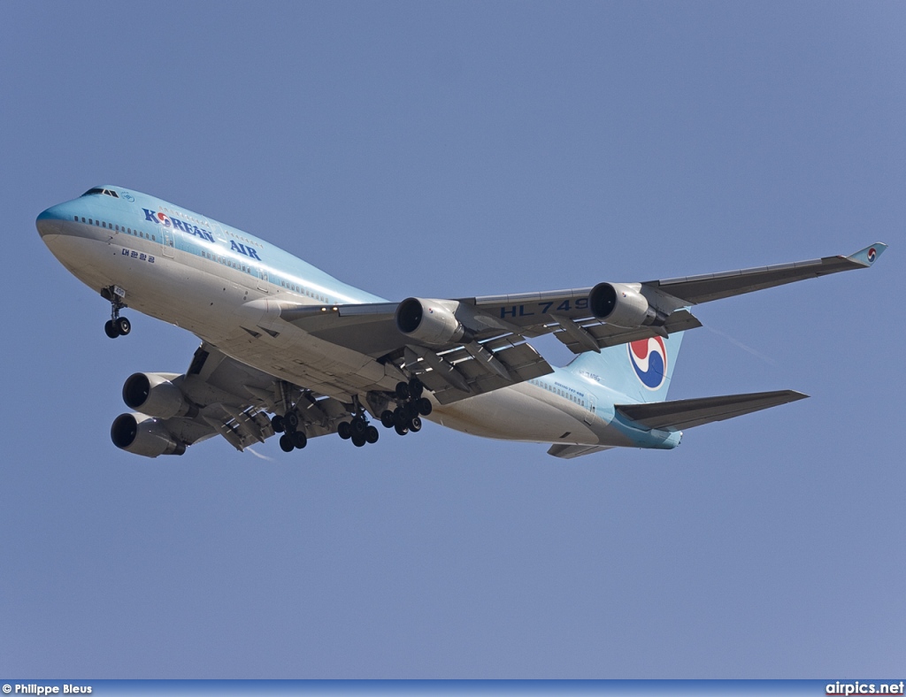 HL7490, Boeing 747-400, Korean Air