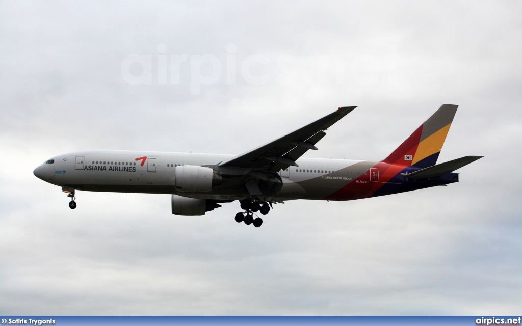 HL7500, Boeing 777-200ER, Asiana Airlines