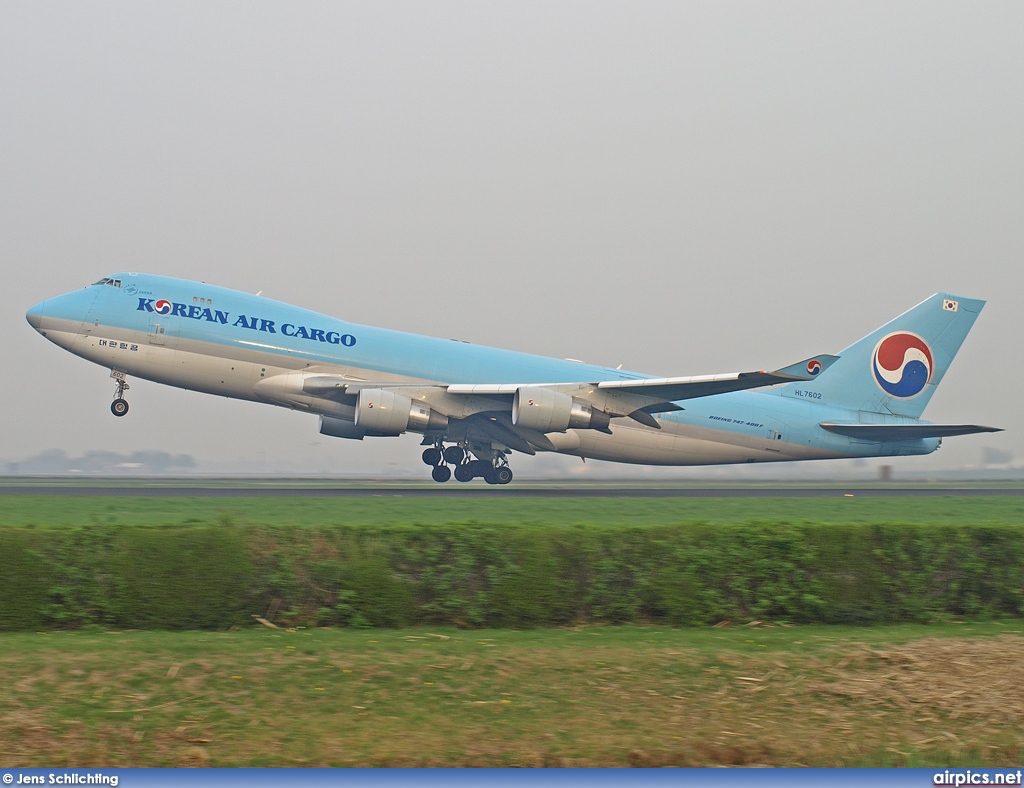 HL7602, Boeing 747-400ERF(SCD), Korean Air Cargo