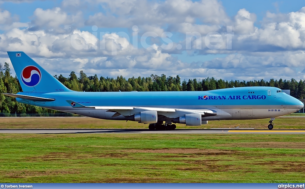 HL7603, Boeing 747-400ERF(SCD), Korean Air Cargo