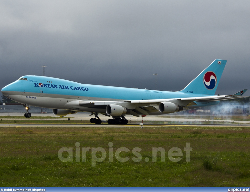 HL7605, Boeing 747-400ERF(SCD), Korean Air Cargo