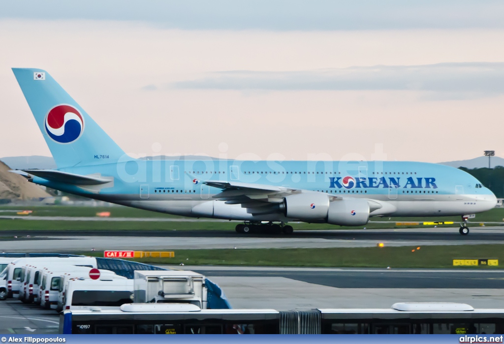 HL7614, Airbus A380-800, Korean Air