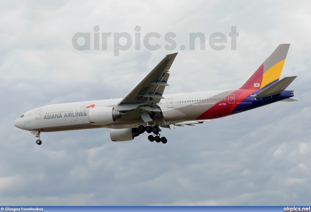 HL7755, Boeing 777-200ER, Asiana Airlines