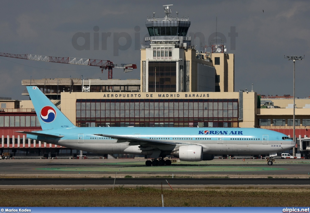 HL7766, Boeing 777-200ER, Korean Air