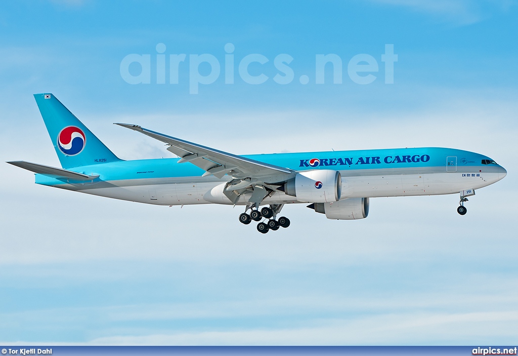 HL8251, Boeing 777F, Korean Air Cargo