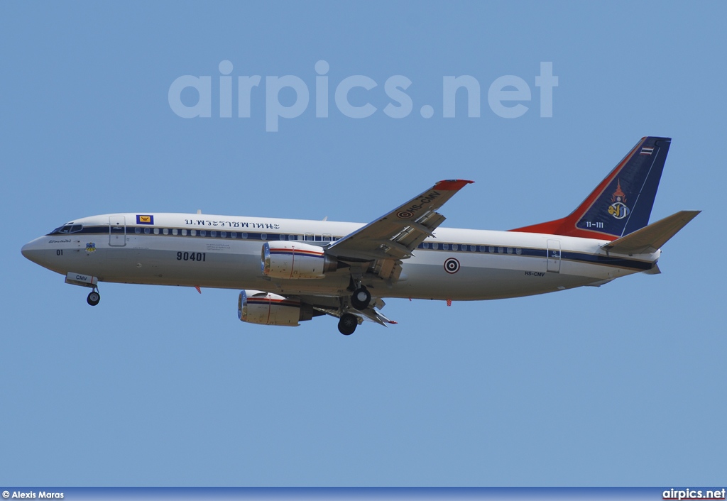 HS-CMV, Boeing 737-400, Royal Thai Air Force