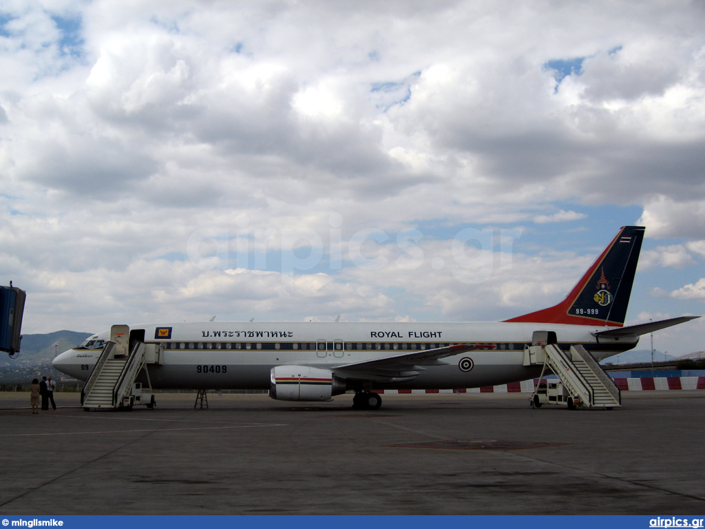 HS-HRH, Boeing 737-400, Royal Thai Air Force