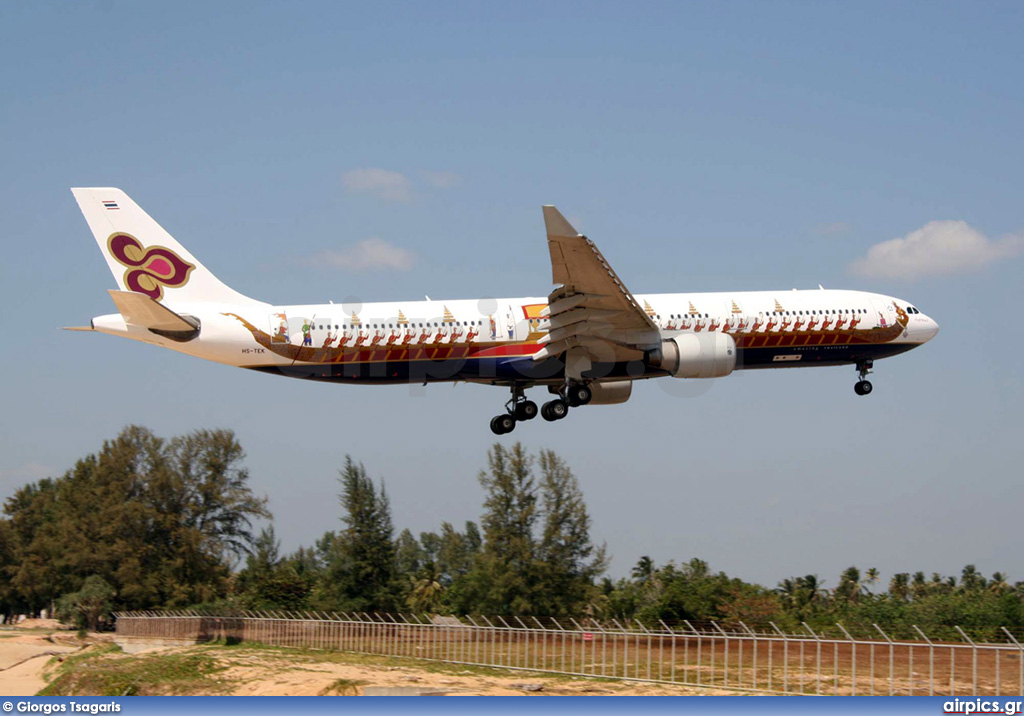 HS-TEK, Airbus A330-300, Thai Airways