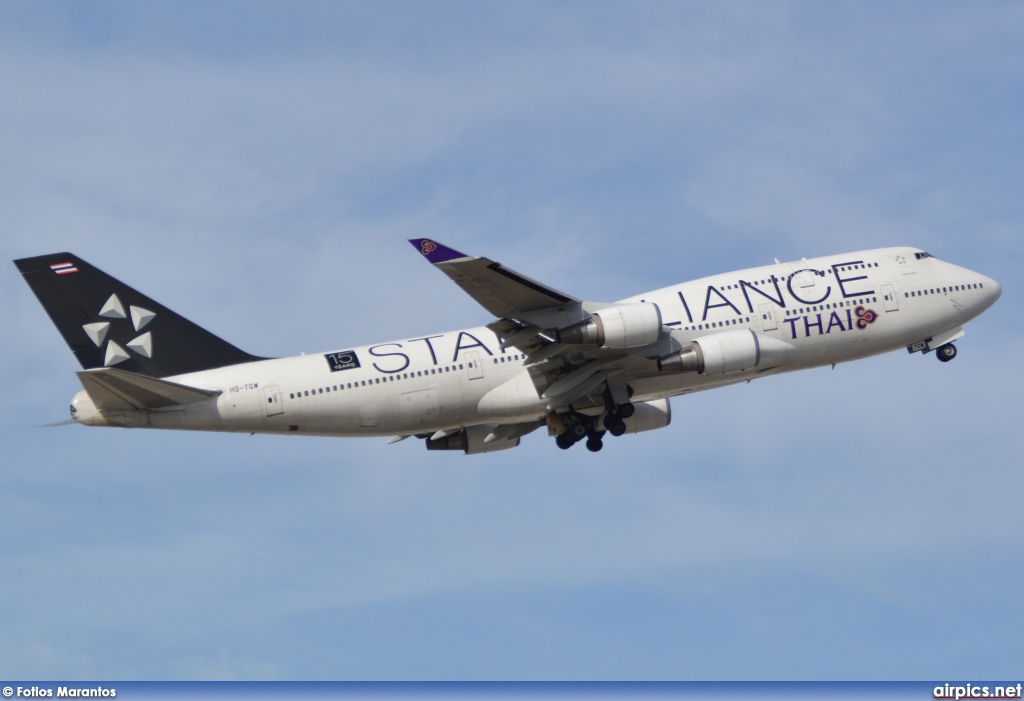 HS-TGW, Boeing 747-400, Thai Airways