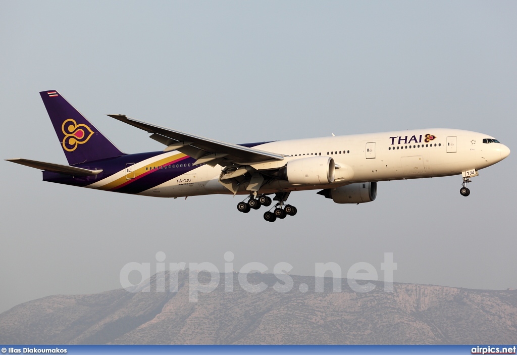 HS-TJU, Boeing 777-200ER, Thai Airways