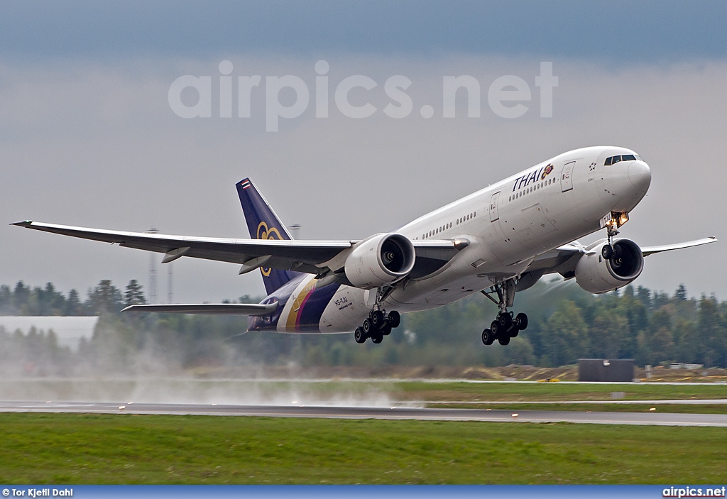 HS-TJU, Boeing 777-200ER, Thai Airways