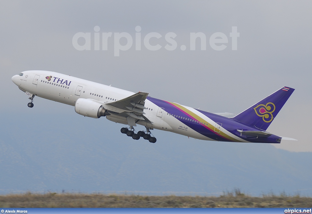 HS-TJV, Boeing 777-200ER, Thai Airways