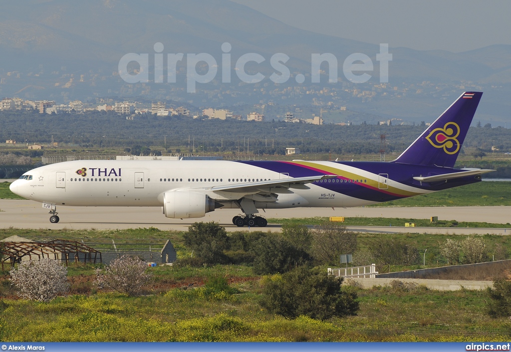 HS-TJV, Boeing 777-200ER, Thai Airways