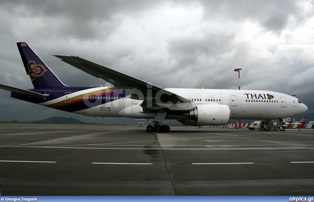 HS-TJW, Boeing 777-200ER, Thai Airways