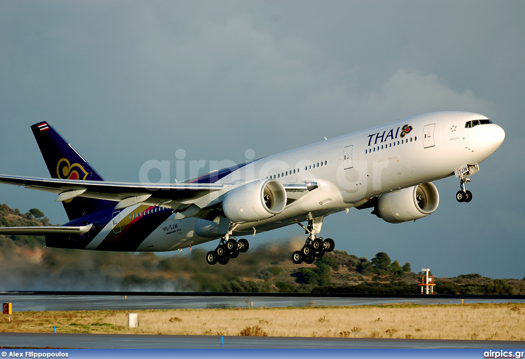 HS-TJW, Boeing 777-200ER, Thai Airways