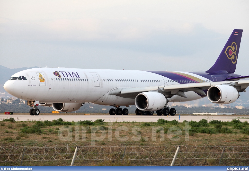 HS-TLA, Airbus A340-500, Thai Airways