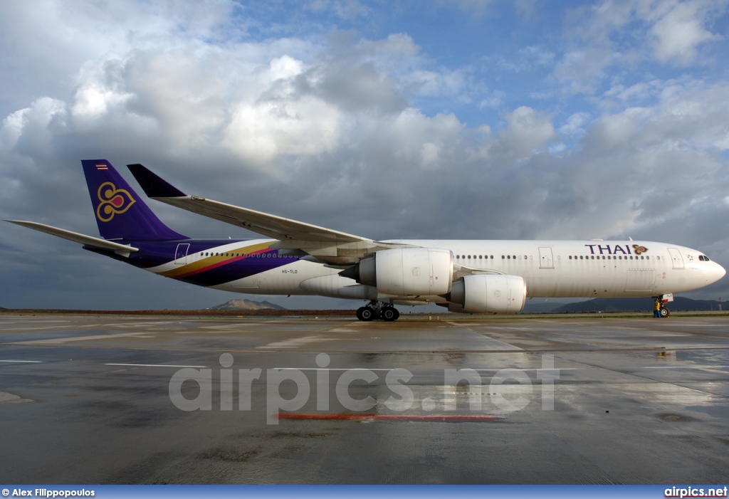 HS-TLD, Airbus A340-500, Thai Airways