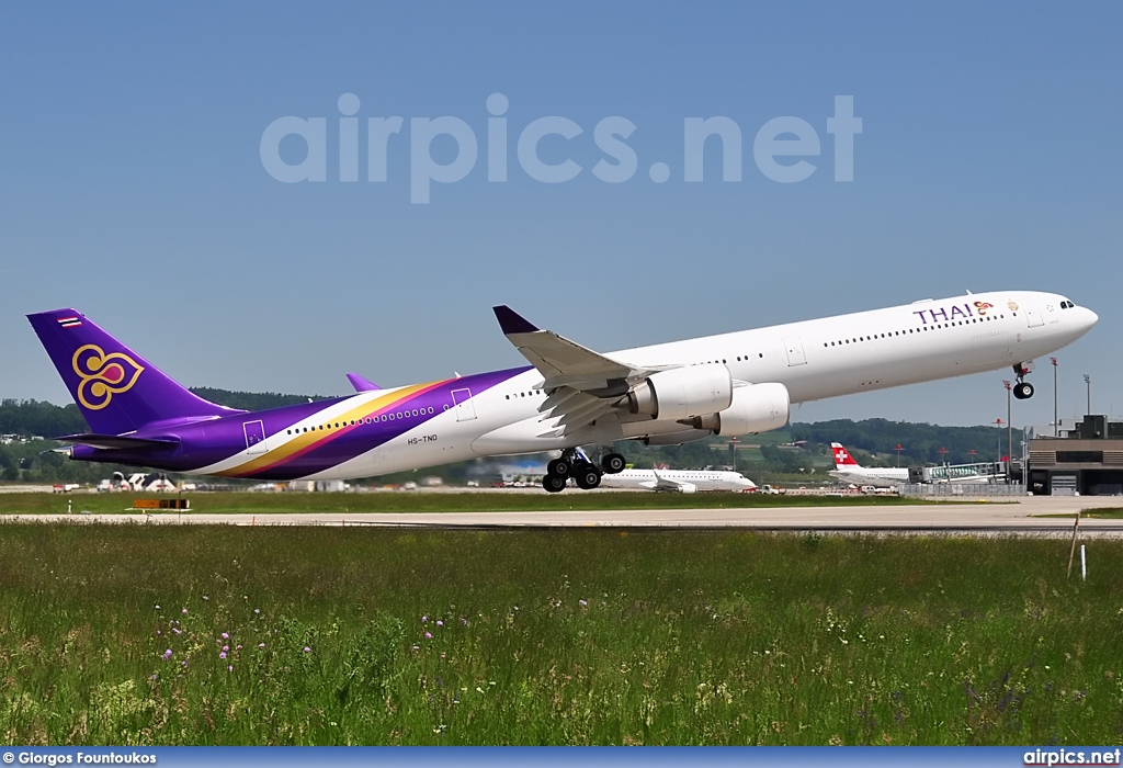 HS-TND, Airbus A340-600, Thai Airways