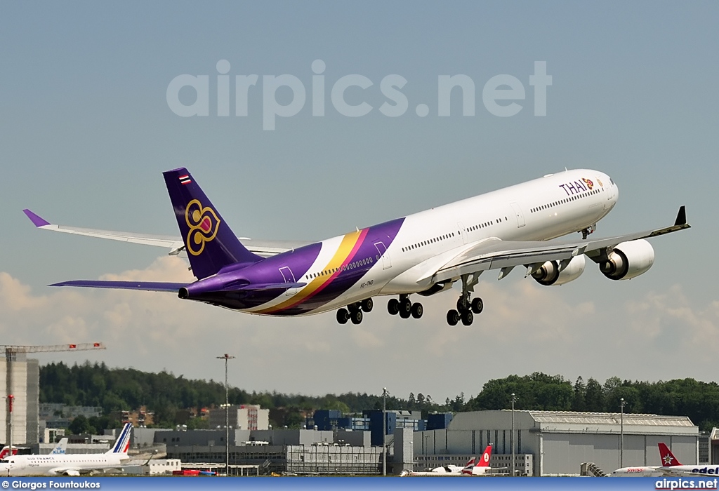 HS-TND, Airbus A340-600, Thai Airways