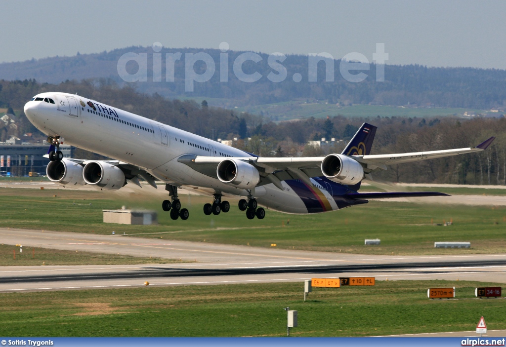 HS-TNE, Airbus A340-600, Thai Airways