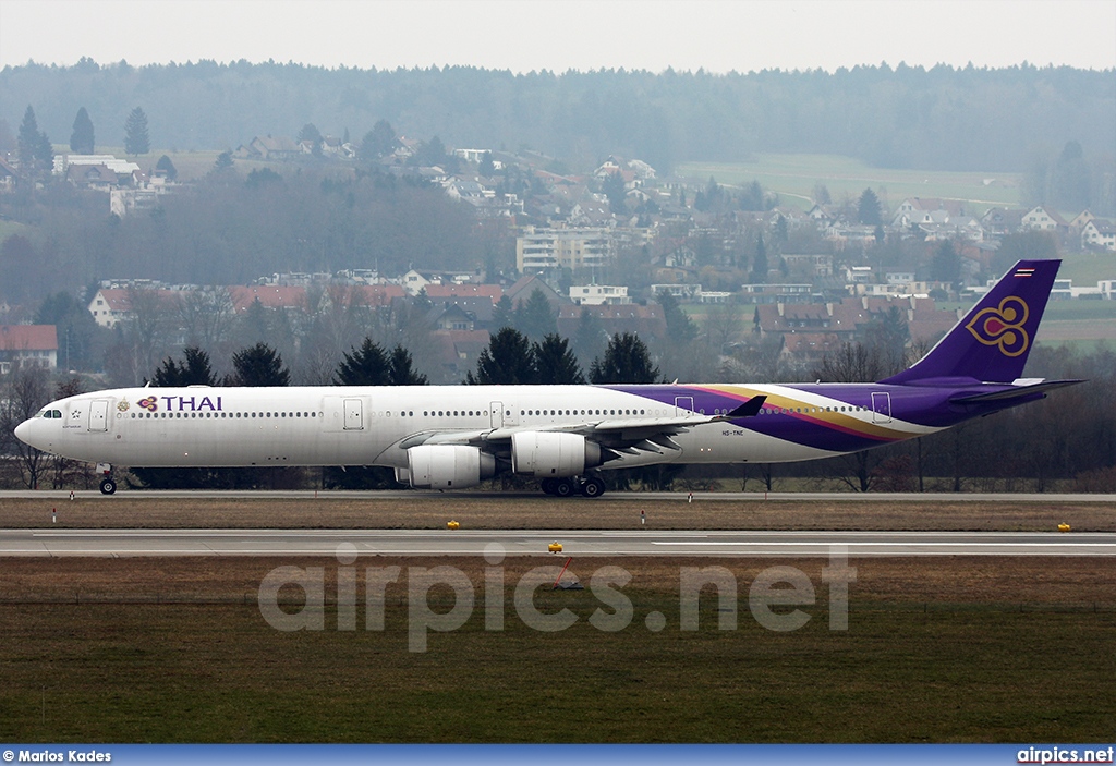 HS-TNE, Airbus A340-600, Thai Airways