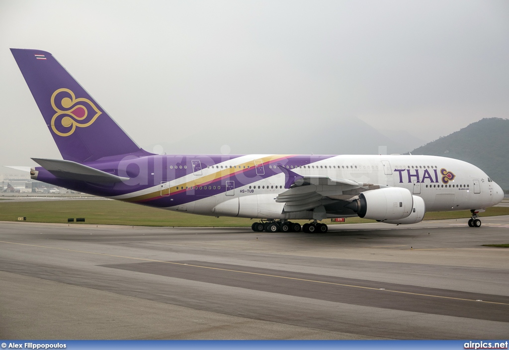 HS-TUB, Airbus A380-800, Thai Airways