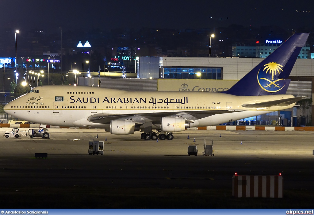 HZ-AIF, Boeing 747-SP, Saudi Arabian Royal Flight