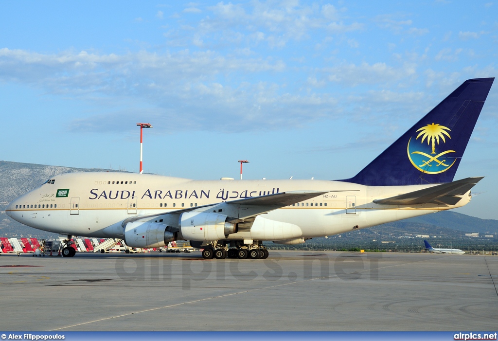 HZ-AIJ, Boeing 747-SP, Saudi Arabian Royal Flight