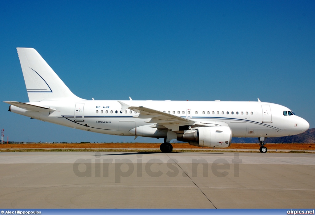 HZ-AJW, Airbus A319-100CJ, Private