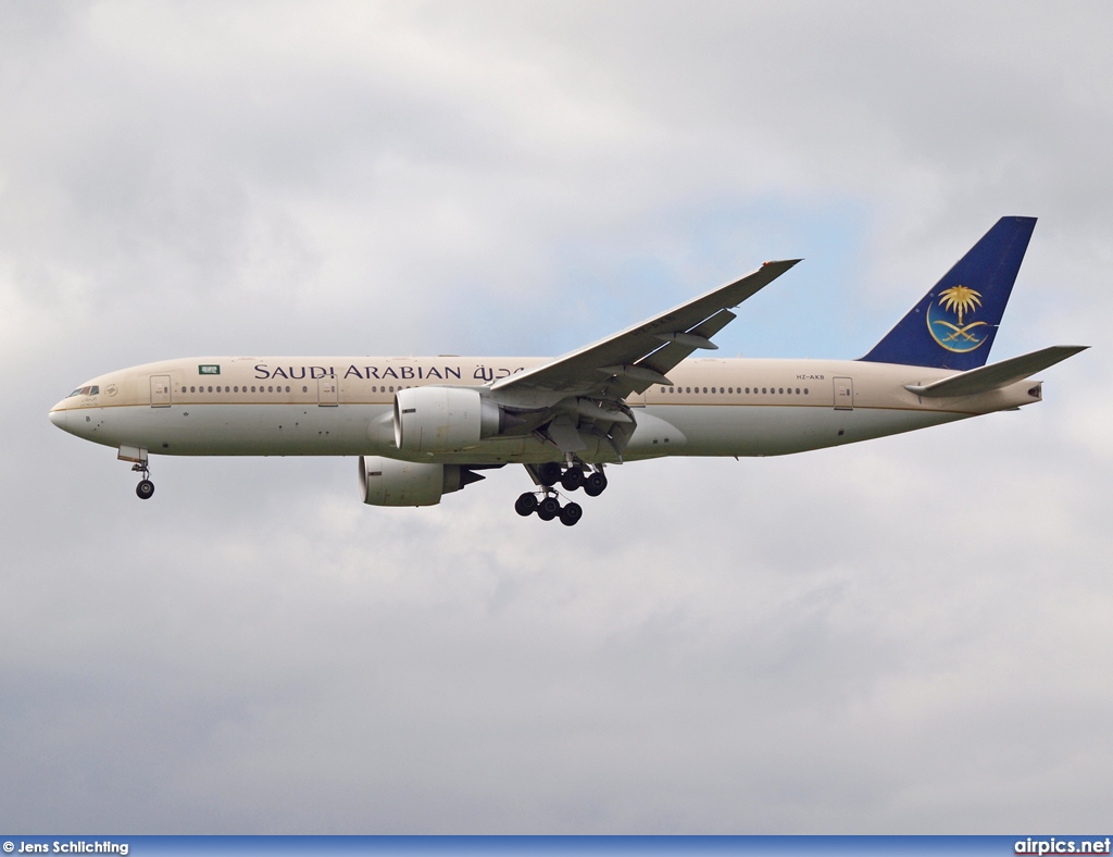 HZ-AKB, Boeing 777-200ER, Saudi Arabian Airlines