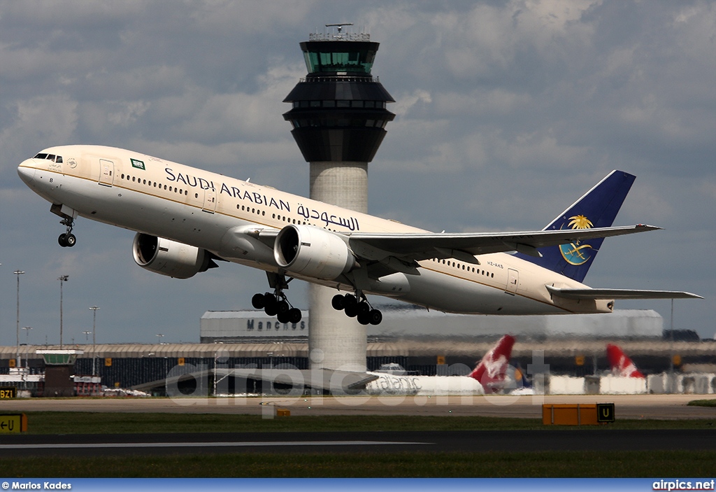 HZ-AKB, Boeing 777-200ER, Saudi Arabian Airlines