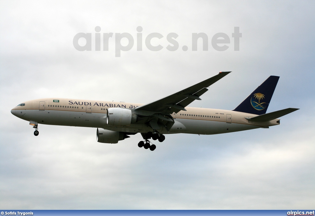 HZ-AKD, Boeing 777-200ER, Saudi Arabian Airlines