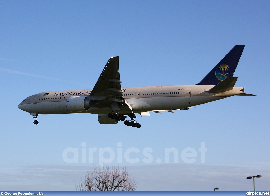 HZ-AKI, Boeing 777-200ER, Saudi Arabian Airlines