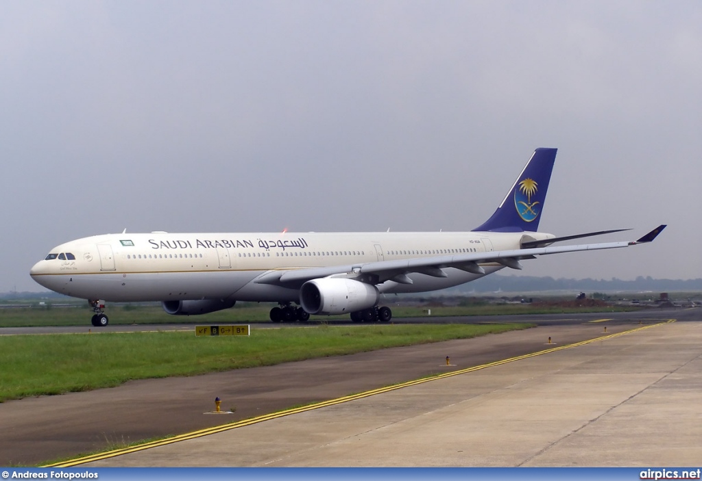 HZ-AQA, Airbus A330-300, Saudi Arabian Airlines