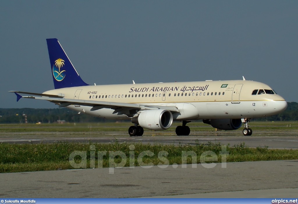 HZ-AS12, Airbus A320-200, Saudi Arabian Airlines