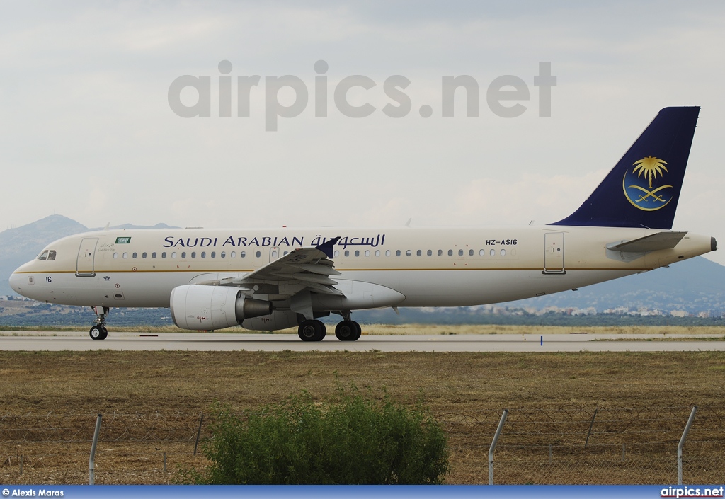 HZ-AS16, Airbus A320-200, Saudi Arabian Airlines