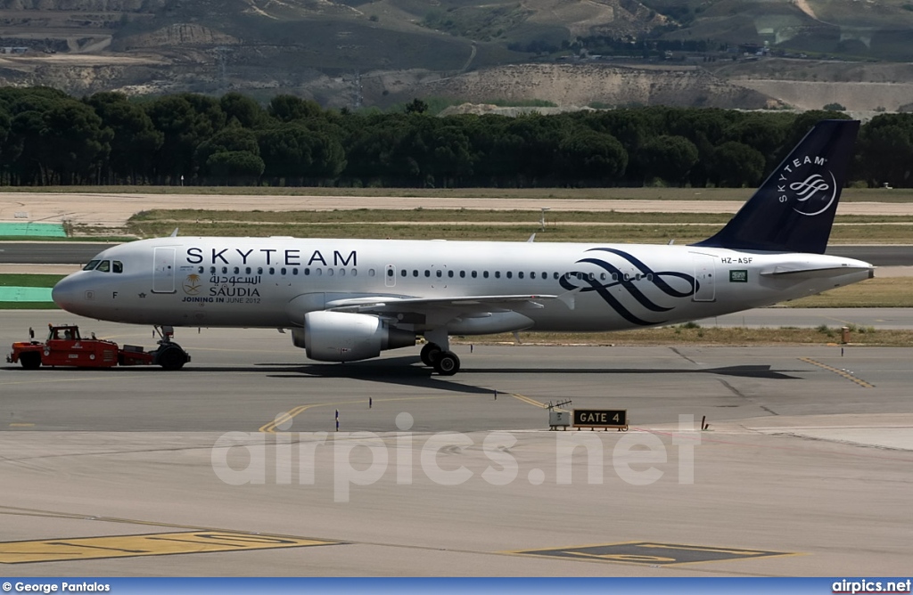 HZ-ASF, Airbus A320-200, Saudi Arabian Airlines