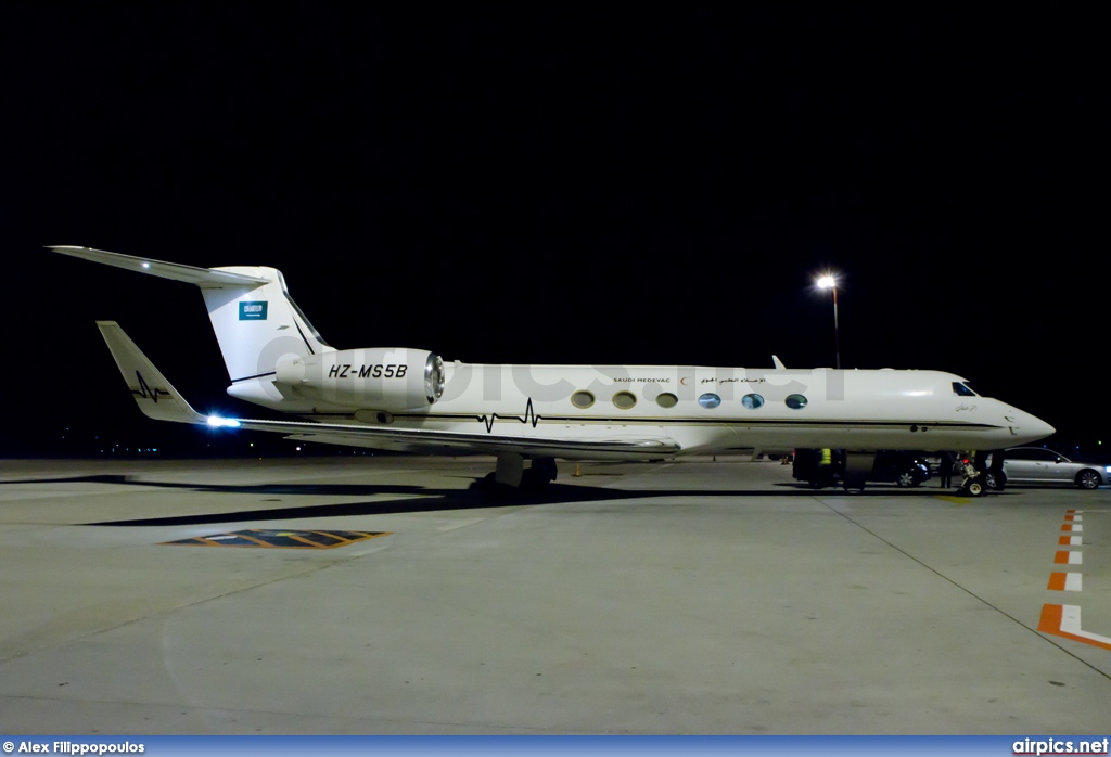 HZ-MS5B, Gulfstream V, Saudi Medevac