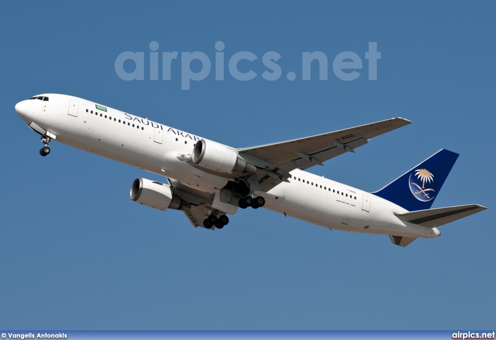 I-AIGG, Boeing 767-300ER, Saudi Arabian Airlines