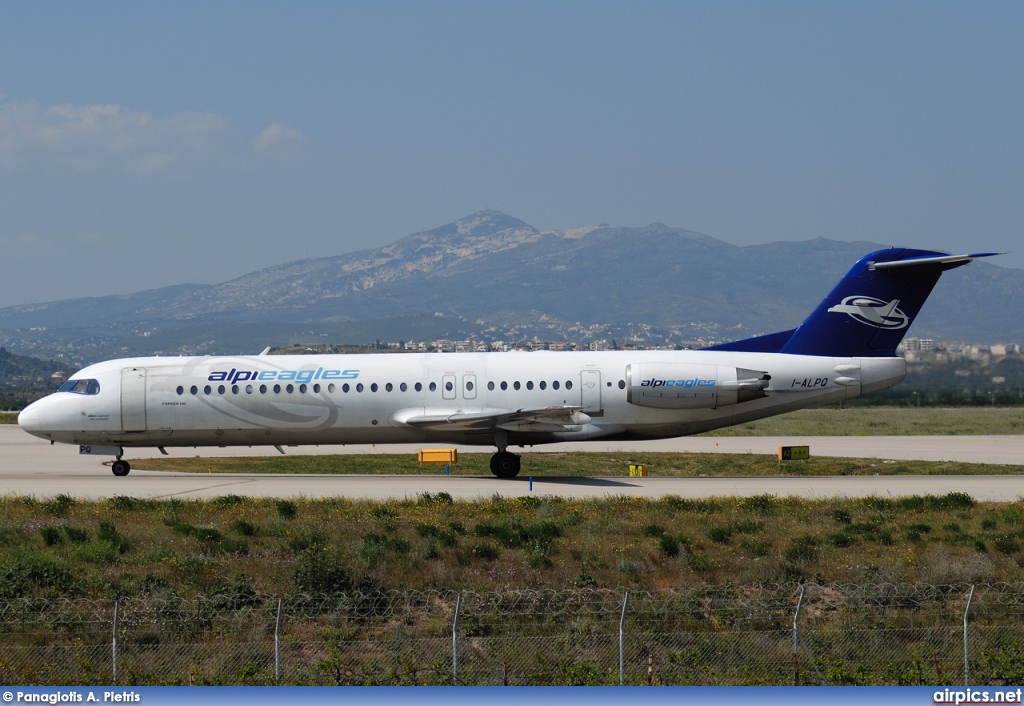 I-ALPQ, Fokker F100, Alpi Eagles