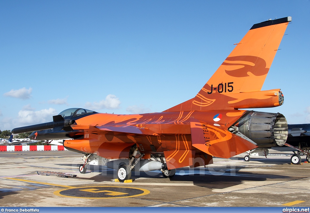 J-015, Lockheed F-16AM Fighting Falcon, Royal Netherlands Air Force