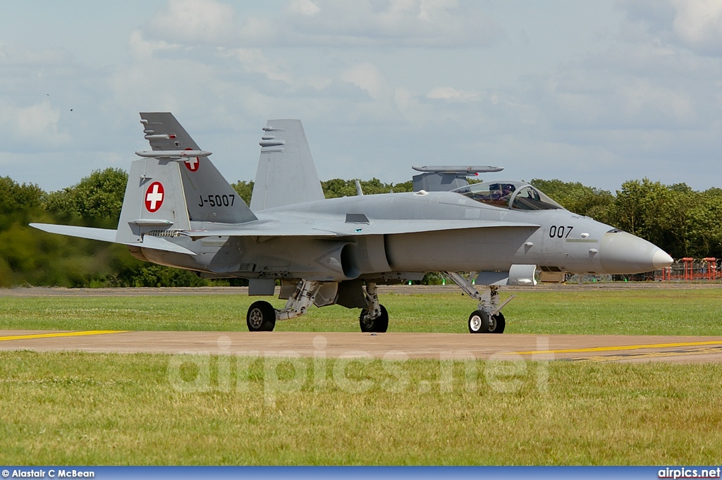 J-5007, Boeing (McDonnell Douglas) F/A-18C Hornet, Swiss Air Force