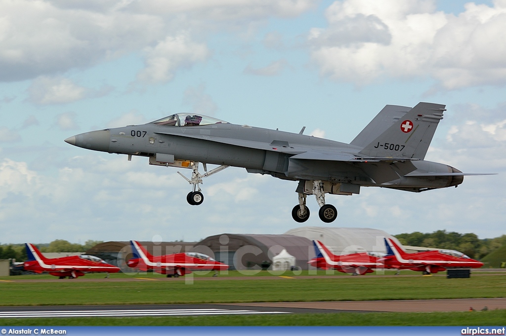 J-5007, Boeing (McDonnell Douglas) F/A-18C Hornet, Swiss Air Force