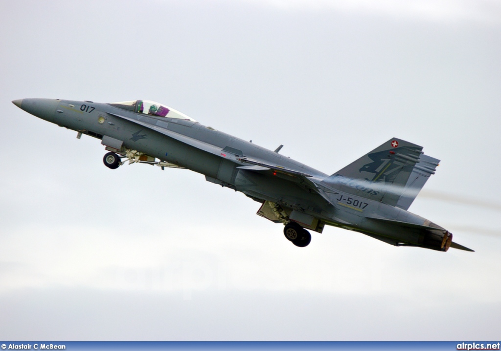 J-5017, Boeing (McDonnell Douglas) F/A-18C Hornet, Swiss Air Force